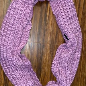Coach wool chunky knit infinity scarf.